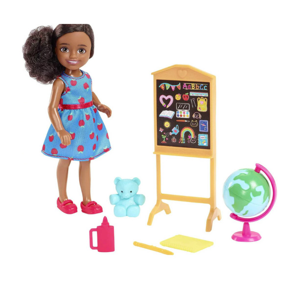 Barbie Chelsea Can Be Teacher Small Doll Brunette  Removable Outfit NWT - Picture 8 of 8